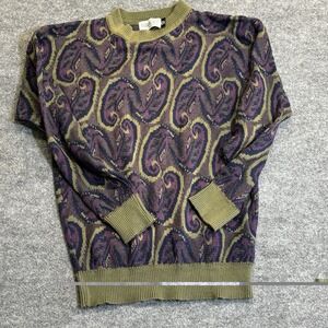 Vintage‎ 90s Bellagio Men's Sweater Paisley Medium